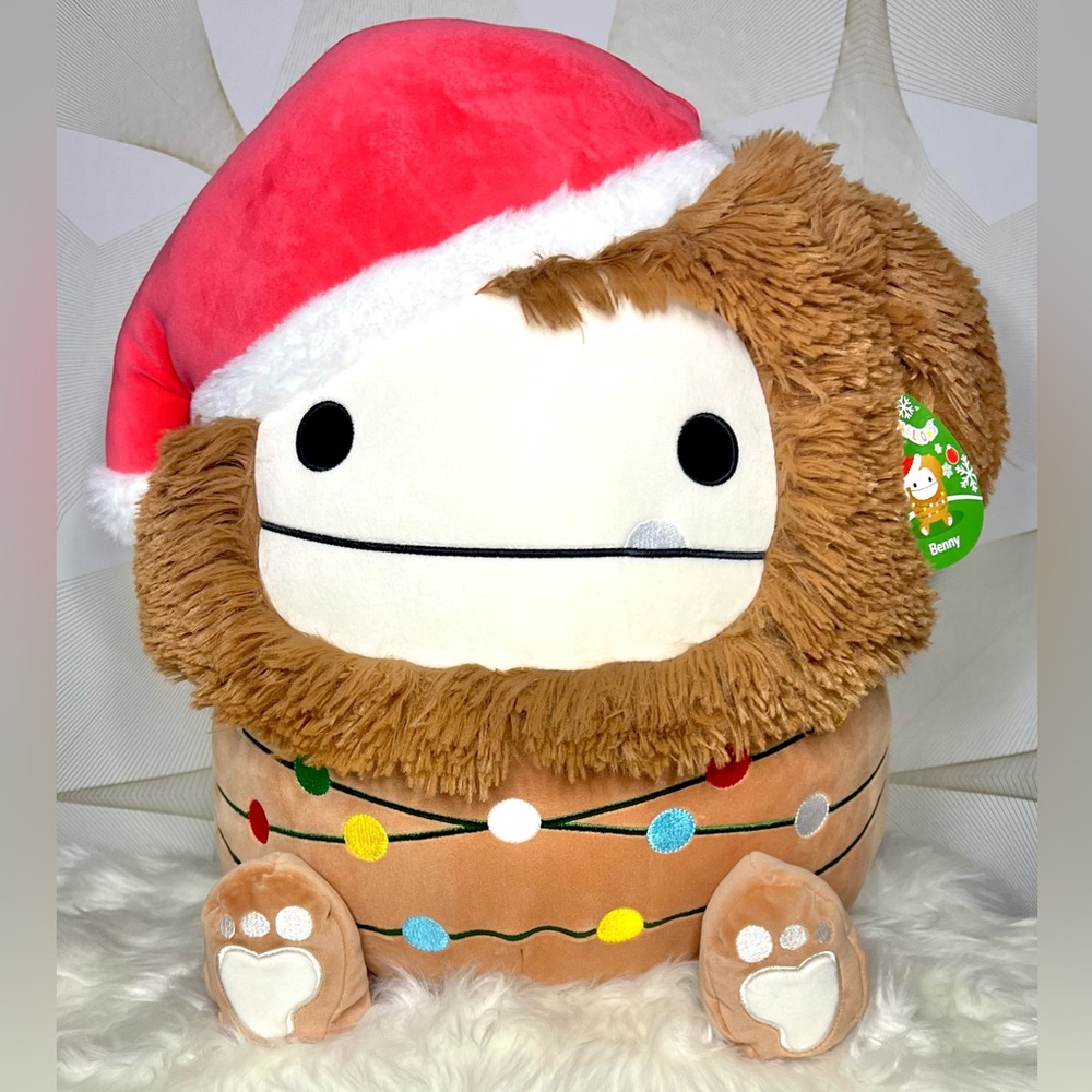 Squishmallow Christmas Lights Benny 16” NWT